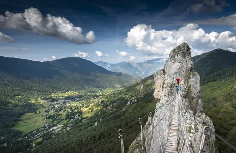 La via ferrata du Baus de la Frema